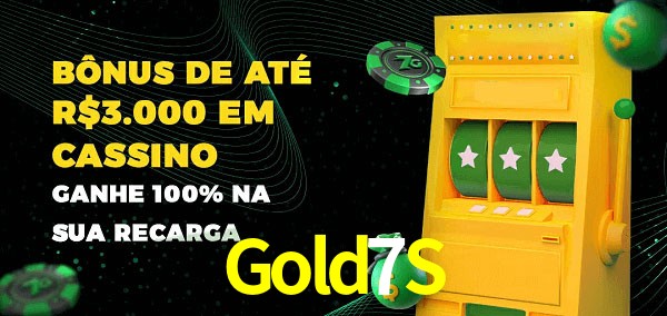 Gold7S melhor bônus de depósito